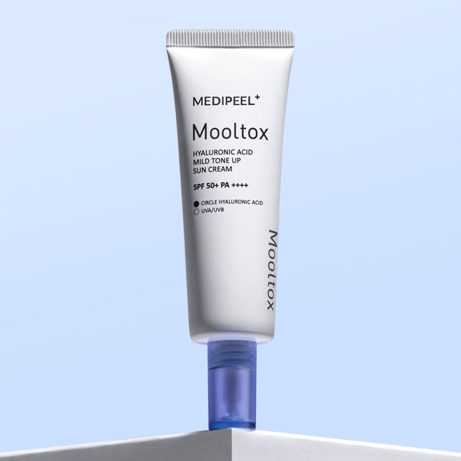 Medipeel Krem przeciwsłoneczny Mooltox Mild Tone-Up z kwasem hialuronowym 50g