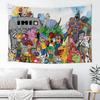 Tapestry Anime Tapestry Wall Hanging Bohemian Wall Tapestries Mandala Home Decor Accessories D-Digimon