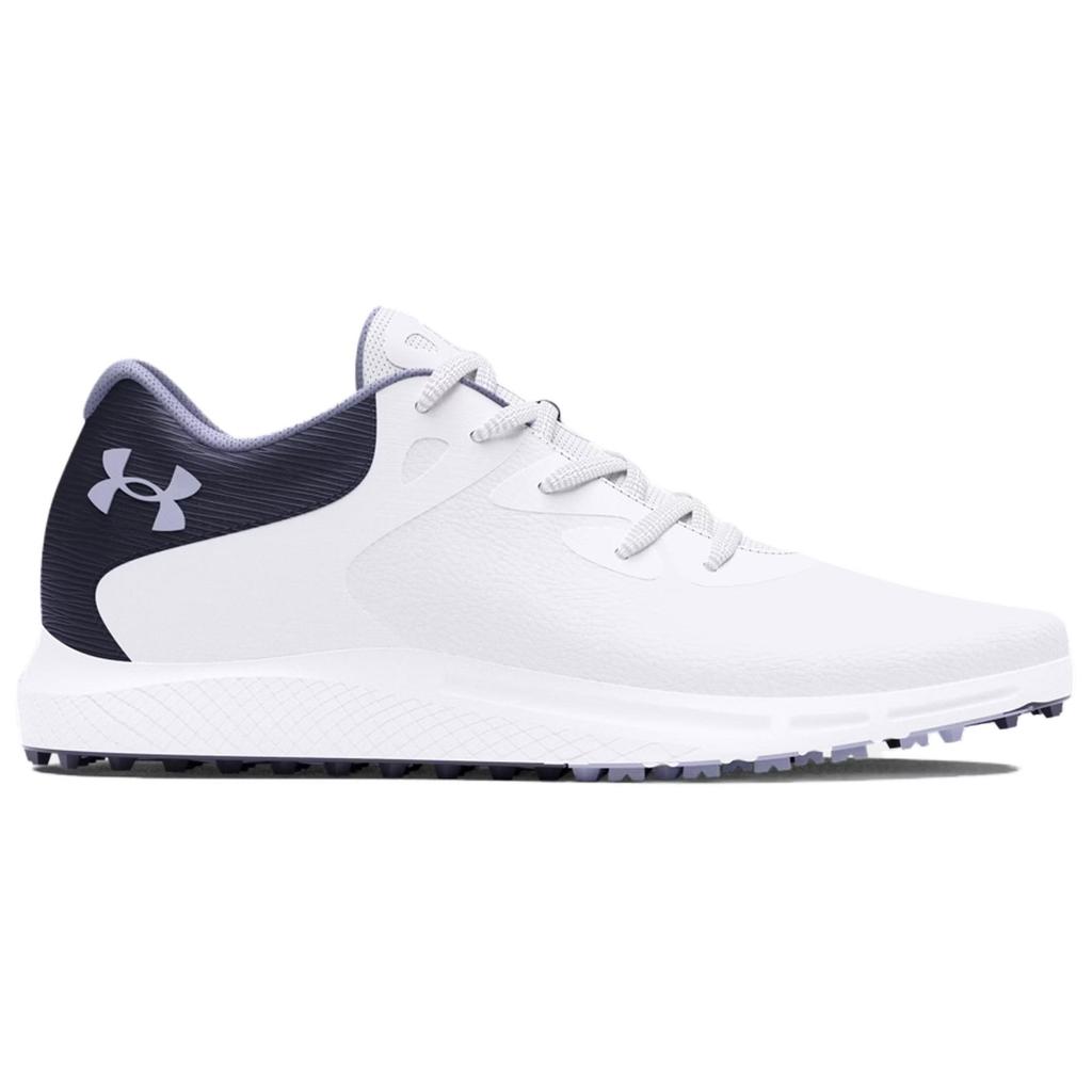 Under Armour Charged Breathe Comfortable Versatile Low Top Golf Shoes Women Sneaker White 3026403-101