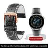 Calfskin strap Bracelet Carbonfiber Grain Watchband 18mm 20mm Red Orange Stitching Watch Band 21mm 22mm 23mm 24mm Watch Strap
