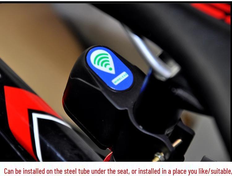 Smart ABS Bike Anti-Theft Alarm with Wireless Vibration Sensor and Remote Control