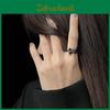 Elegant Adjustable Open Ring With Geometric Design For Women Fashion Accessory 2023
