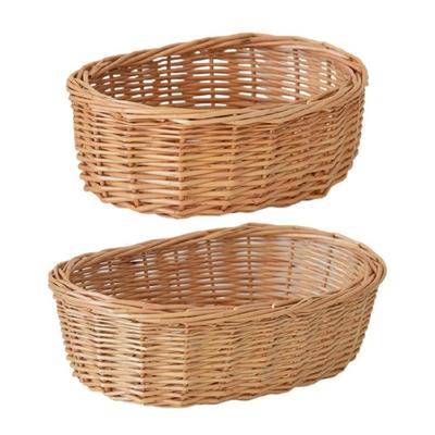 Handcraft Rattan Fruit Bowl Portable and Sturdy Designs Enhances The Beauty Of Your Household Environment Storage