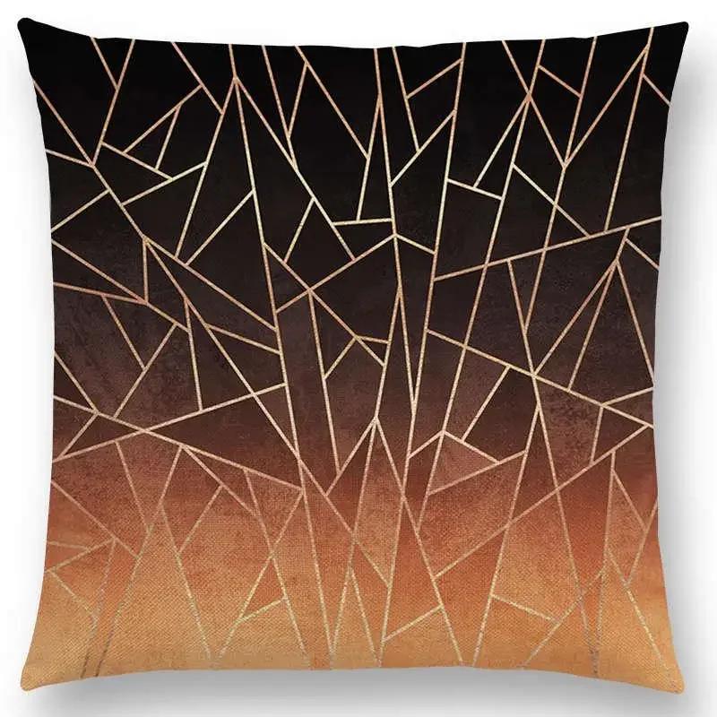 Neu Abstrakt Geometrisch Farben Streifen Zersplittert Amethyst Saphir Bunt Drucke Kissenbezug Auto Sofa Überwurf Kissenbezug