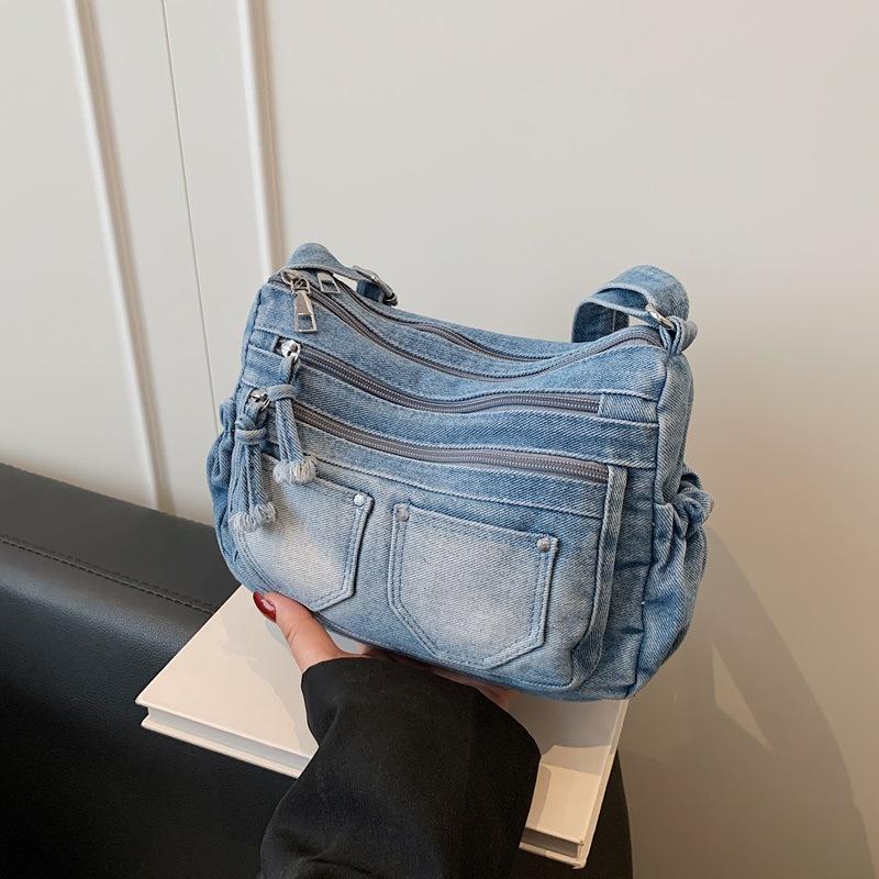 

Harajuku Denim Women s Bag 2026 New Jeans Messenger Bag Y2K Shoulder Crossbody Bag Casual Eco Bag Ladies Daily Shopping Handbags 25x8.5x18cm