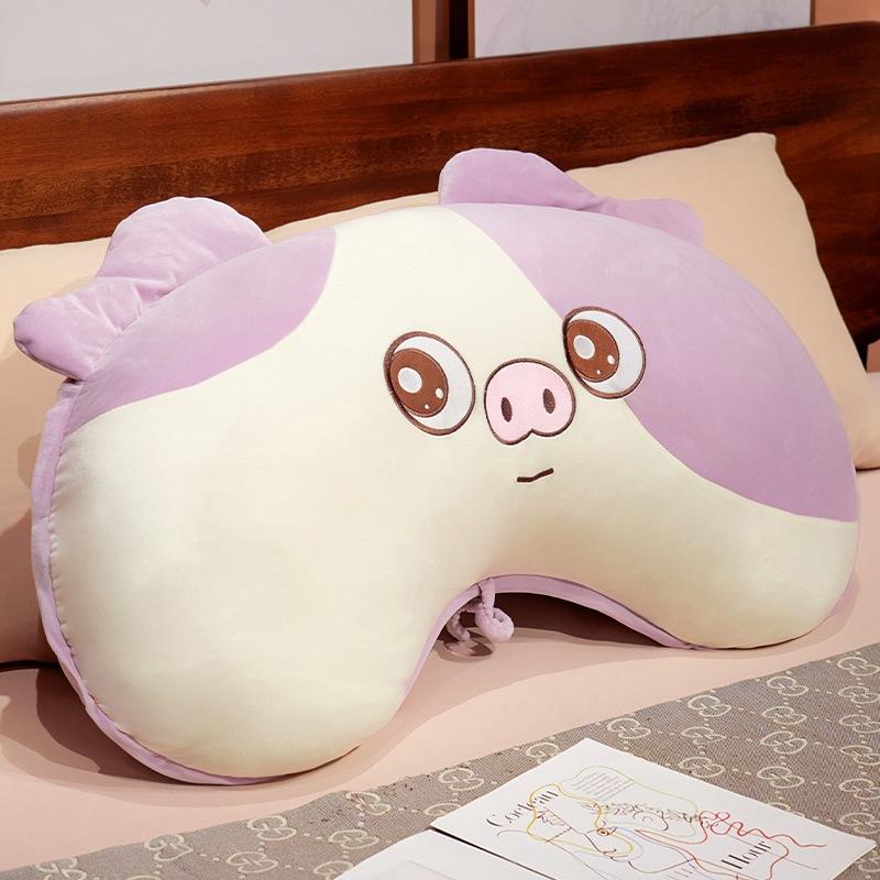 Cartoon Animal Rabbit Cat Bedside Cushion Pillow Bedroom Throw Pillow Girl Sleeping Bed Pillow Birthday Gift