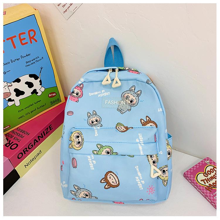 Stylish And Practical Labubu Kids Backpack With Fun Cartoon Characters Ideal For School Activities