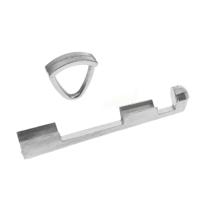 

Aluminum Billianrds Pool Cue Tip Repair and Replacement Table Snooker Stick Clamp Tool Accessory Silver 112*17mm#1