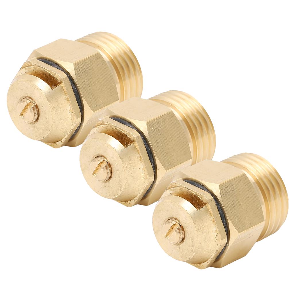 3PCS G1 2 Refraction Sprinkler Nozzle Adjustable Copper Micro Sprinkler Head Garden Irrigation Accessories