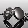 TREEWETO Men's Mechanical Skeleton Pocket Watch Roman Numeral Dial Gift Box Chain