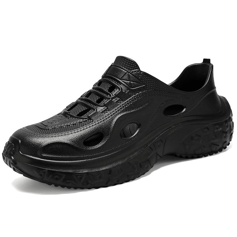 Summer Men s Lightweight Slip-On Clog Sandals: Thick-Soled Beach Shoes 40-41