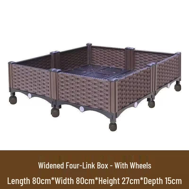 Hualongdun Thickened Planting Box with Wheels