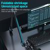 Adjustable Microphone Boom Arm Stand Bracket For Gaming Streaming Recording Usb Condenser Mic Desktop Mount Fold Mike Holder