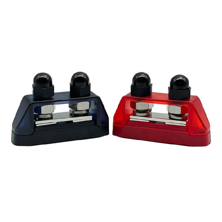 Bus Bar Terminal Block Power Stud Battery Power Junction Post Block 12-48V Metal