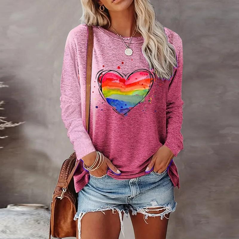 

Женские осенние топы, свободная футболка с принтом кота, повседневная футболка с длинным рукавом, верхняя блузка 8XL розовый