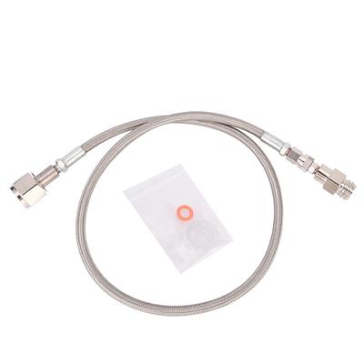 1m G1/2 High Pressure Hose CO2 To External CGA320 Tank Direct Adapter (Silver)