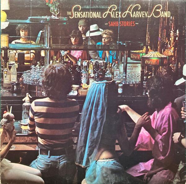 LP Record SENSATIONAL ALEX HARVEY BAND - SAHB Stories TOPS112 Mountain 1976 UK Rock Used