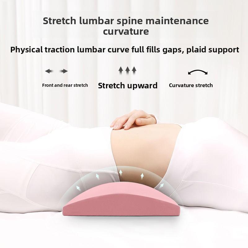 Medical Memory Foam Lumbar Pillow For Spinal Support And Back Pain Relief Ergonomic Bed Cushion