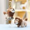 Portachiavi Leone Peluche Giocattolo Morbido Animale Carino Per Bambine Bambini Regalo
