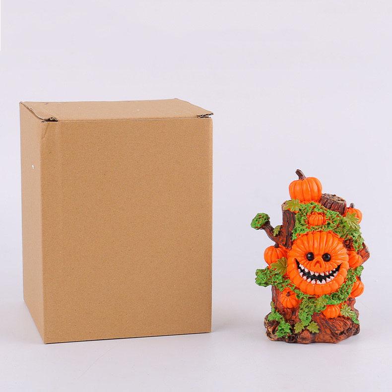 Cross Border Halloween Tree Spirit Green Pumpkin Monster Ornament Desktop Party Funny Skull Tree Horror Atmosphere Decoration