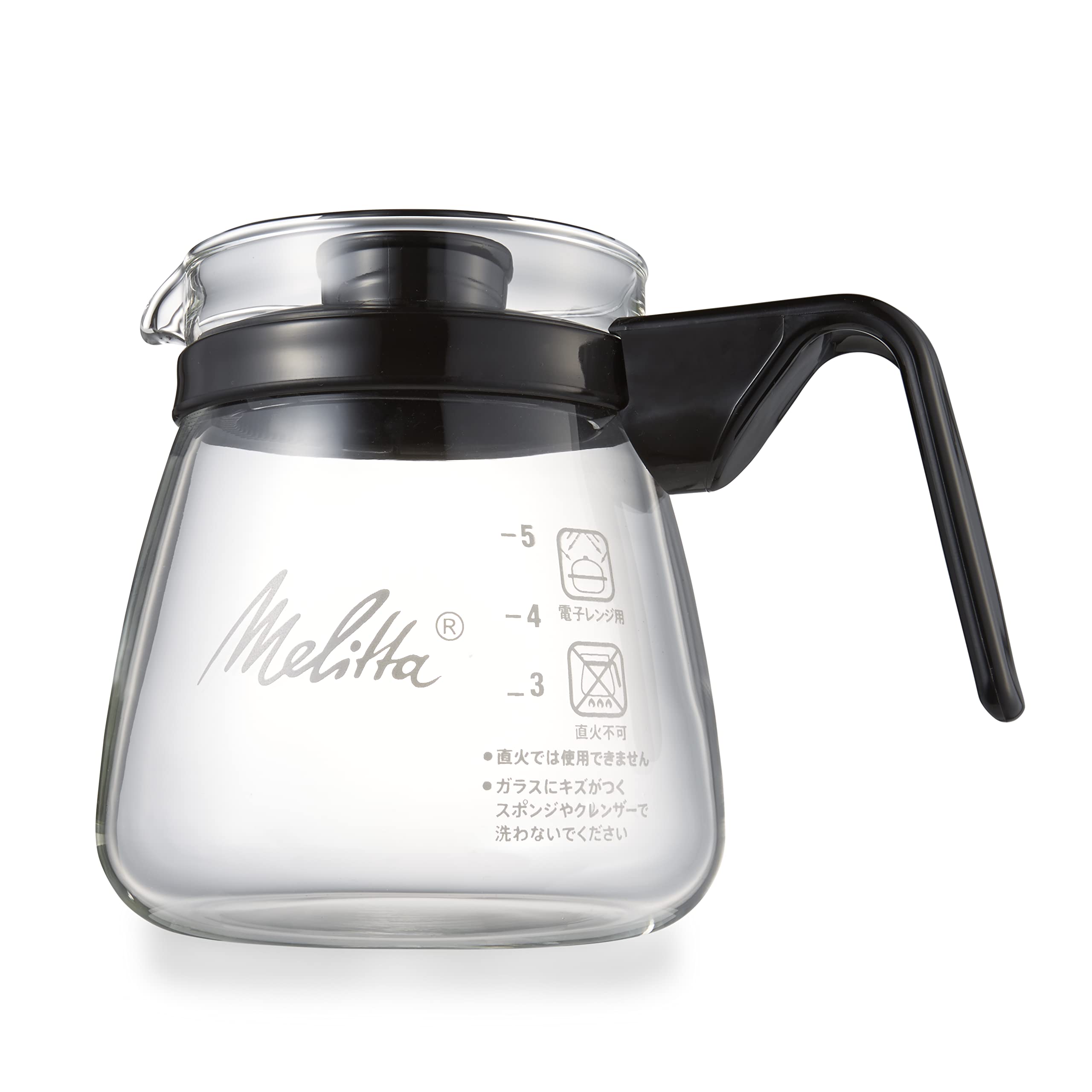 

Melitta Стеклянный Кофейник 750 мл Емкость Черный MJG-750S Сервер, Жаростойкий, Подходит для микроволновой печи, (6 чашек), чёрный