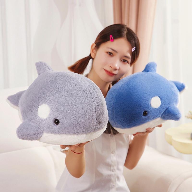 Cartoon Soft Sea Animal Killer Whale Doll Plush Toy Baby Killer Whale Doll Children Companionship Soothing Rag Doll