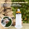 Sport Weiche Wasserflasche TPU Faltbarer Weicher Wasserbeutel Outdoor Laufen Bergsteigen Tasche Tragbarer Wasserbecher