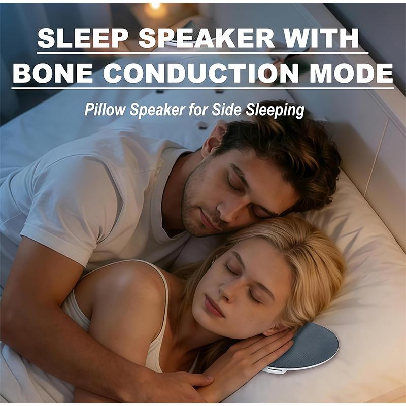 2026 New Wireless Pillow Speaker Bluetooth Sleep Aid Speakers With White Noise 30/60/90 Min 3 Level Timing Sleep Sound Equipment
