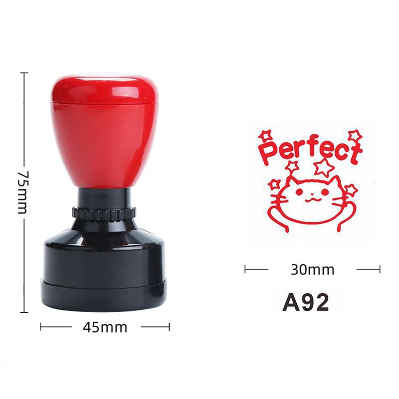 1pc Comments Encourage Stamp Scrapbook Seal Primary School Students DIY Stamps Various Styles School Teacher Supplies TMZ