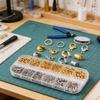 36 Piece Metal Bead Spacer Set In 6 Colors Bracelet Alignment Beads Positioning Beads For Multi Layer Jewelry Designs