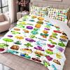 Plants Vs. Zombies 3Pcs Bedding Set Duvet Cover With Two Pillowcases For Bedroom Home Decoration