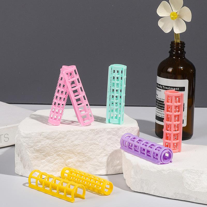 Hair-Friendly Mother-Daughter Air Bangs Curler - Easy-To-Use Toothed Plastic Curling Tool