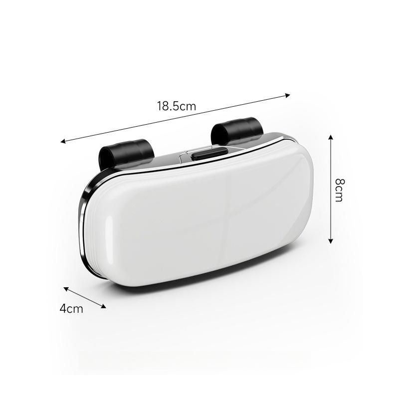 Car Visor Glasses Box For GR Corolla Yaris Aygo Prius RAV4 Crown CHR Camry Auris TRD Auto Sunglasses Storage Case