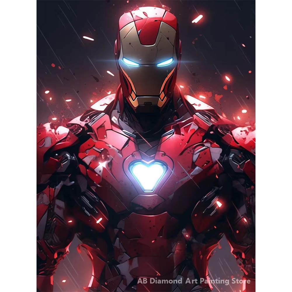Disney Series High-burning Realistic Style 5D Diamond Painting Full of Diamonds DIY Handmade Diamond Painting Hero Theme Decorative Painting Set