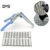 DYS TOOL SHOP Ringzange oder 600 Stück M-Clips Heftklammern Anti-Rutsch-Griff Metall-Handwerkzeug