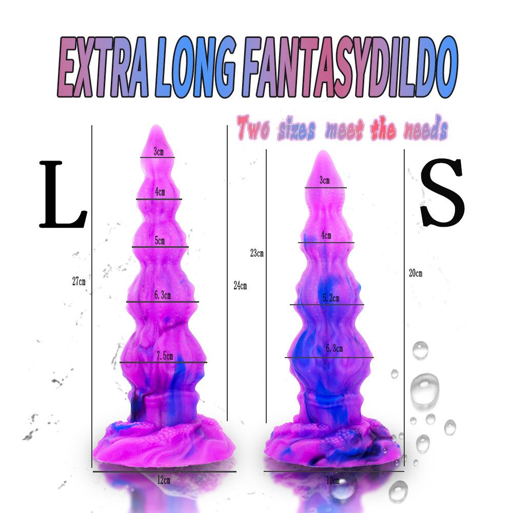 Liquid Silicone Butt Plug Set for Beginner & Advanced, Soft Flexible Realistic Anal Sex Toy for Men & Women