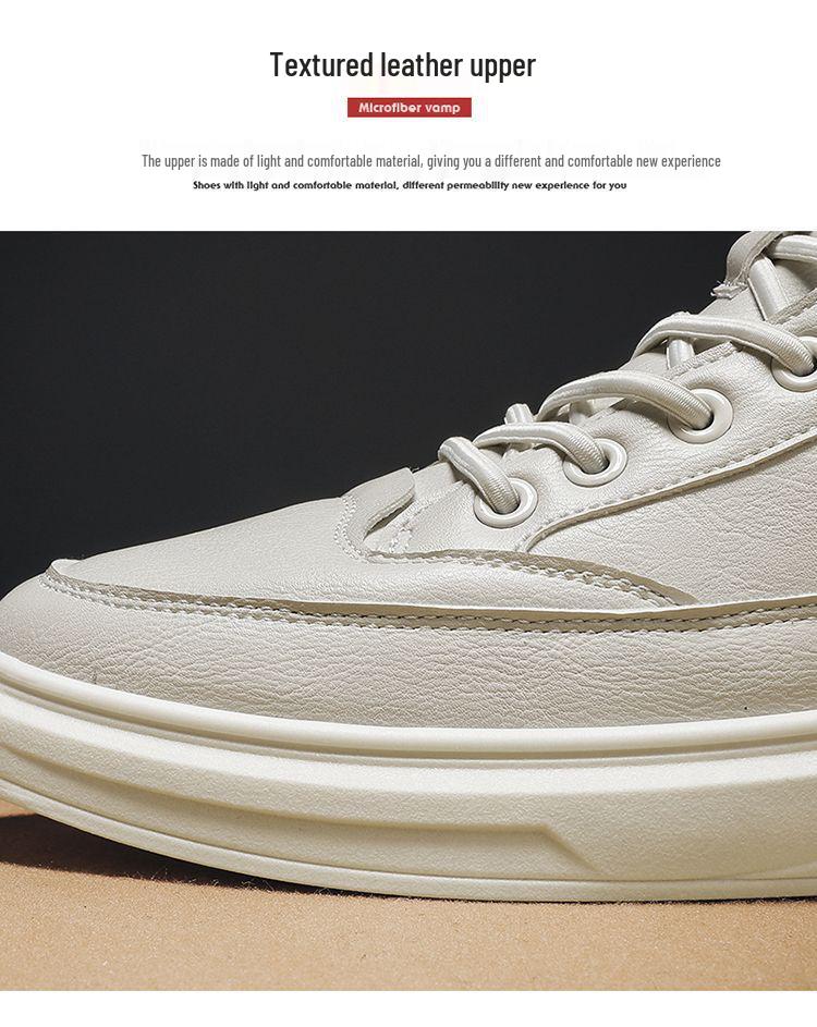 Men's Waterproof Non-Slip Leather Safety Shoes - Warm and All-Match for Spring and Autumn