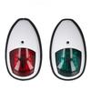 2 Pcs LED Boat Navigation Light Green   Red Port 1NM Visibility IP66 Waterproof LED Boat Bow Lights  1224V
