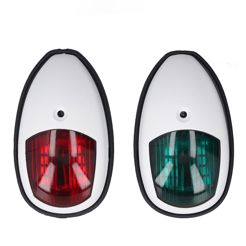 2 Pcs LED Boat Navigation Light Green   Red Port 1NM Visibility IP66 Waterproof LED Boat Bow Lights  1224V