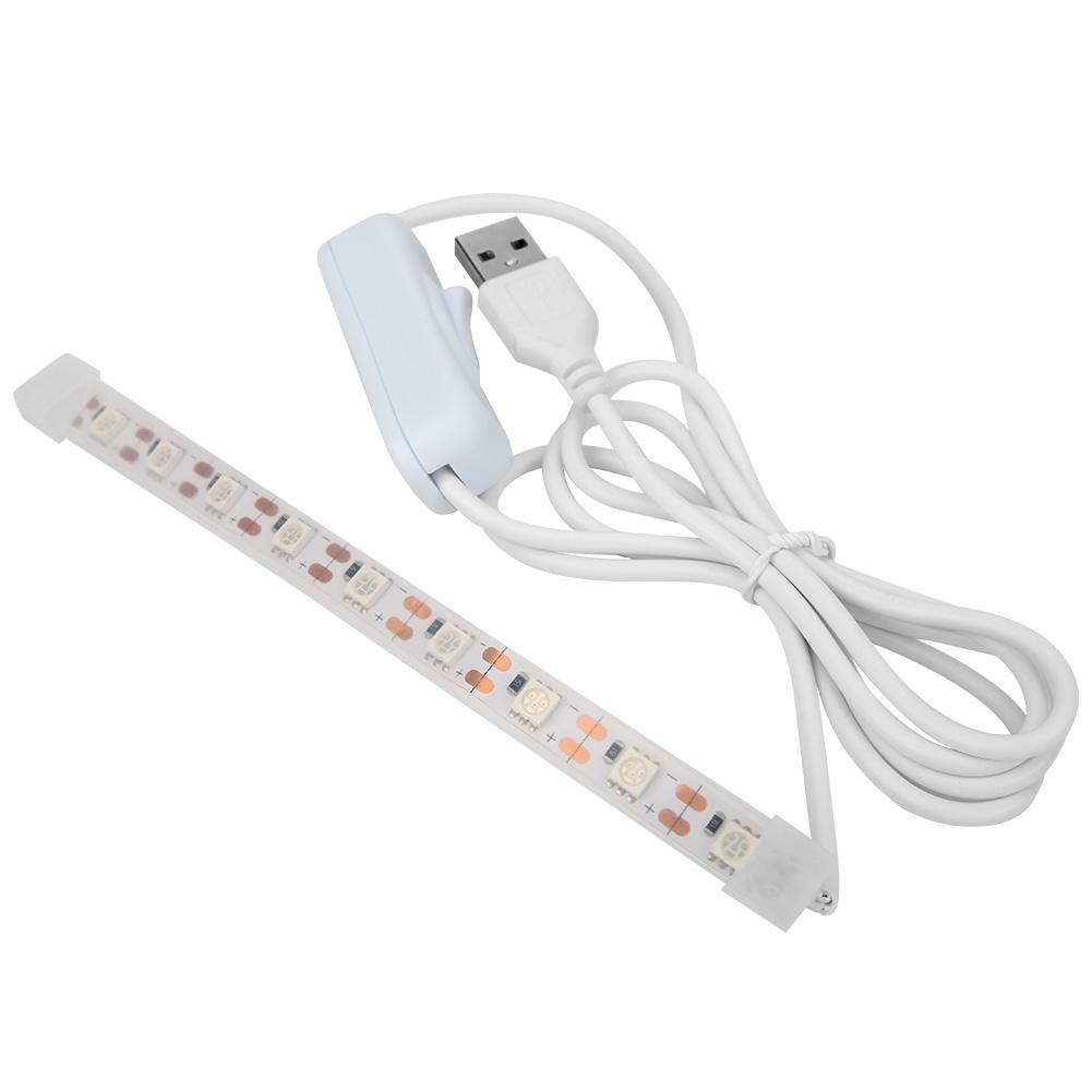 LED Světlo pro detekci úniku Nástroj pro opravu Červené osvětlení pro Saxofon Flétnu Dechový nástroj Detekce USB