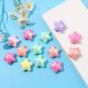 3/9/17pcs Acrylic Material Mixed Color Plated Star Bead Sky Ball Scattered Bead Decorative Bead and Bead Combination DIY Jewelry Craft Decoration
