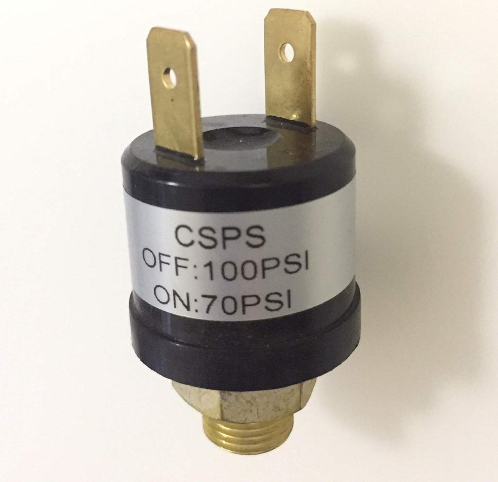 Mercy tools Tlakový spínač vzduchového odpružení 1/8NPT Závit Vzduchová houkačka Vzduchová nádrž (70-100 PSI)