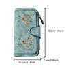 Galaxy pattern long zipper wallet, large-capacity card holder, unisex clutch bag, stylish zippered coin purse, suitable for daily use, a great gift