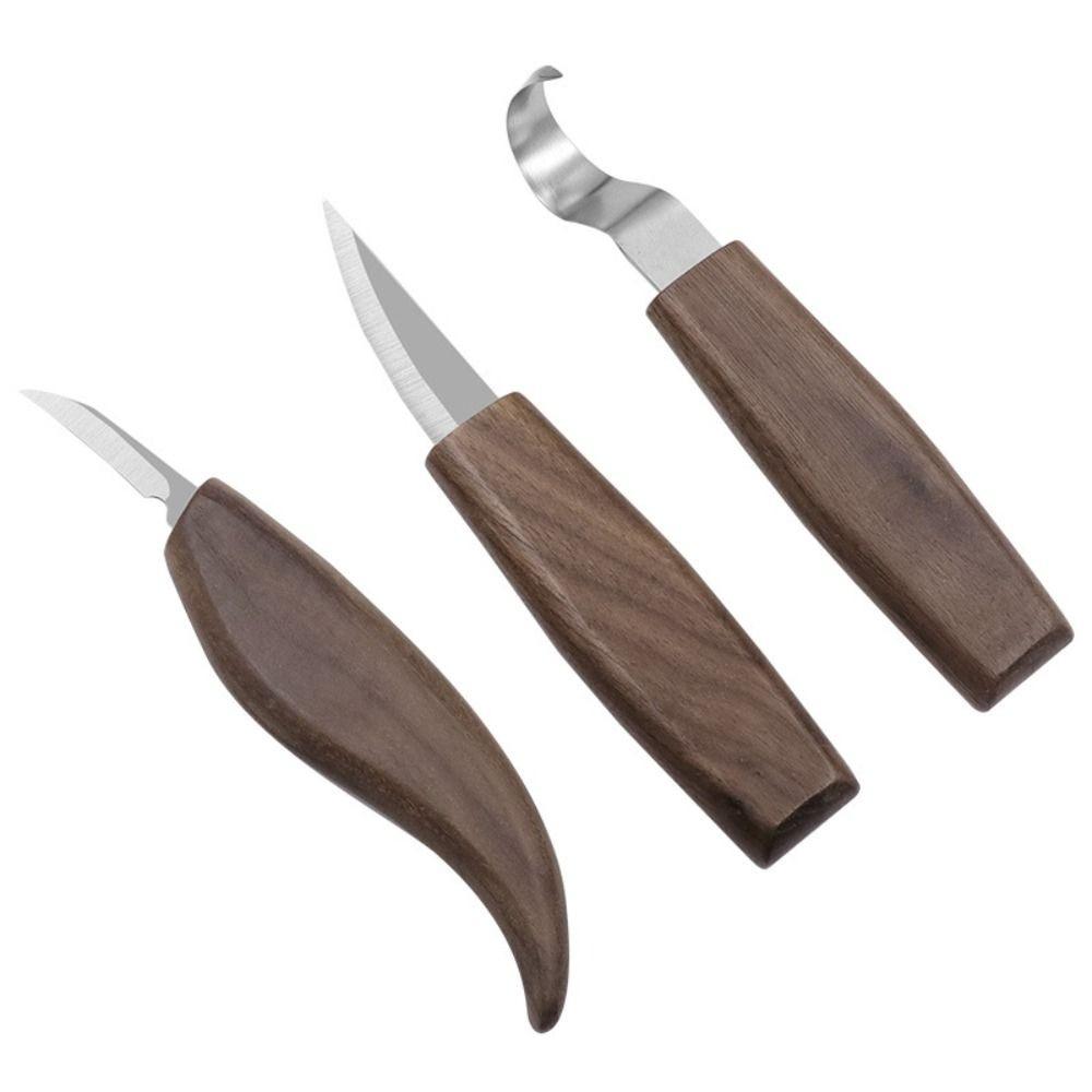 Sharp Wood Carving Knife Non-slip Craft Knife Comfortable To Hold Wood Carving Tools Set  Carpenter