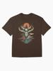 Sons of the Forest Perun and the Sacred Deer: A Mystical Slavic Tribute Oversized Unisex T-Shirt