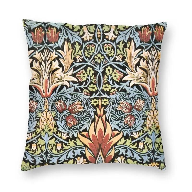 Floral Pattern Bedroom Pillowcase Living Room  Decor Strawberry Thief Red Cushion Cover