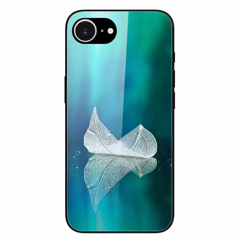 Tempered Glass Phone Cases For iPhone 16e 2025 Case Silicon Bumper Hard PC Back Cover Shell for iPhone SE (2025) / for iPhone16e