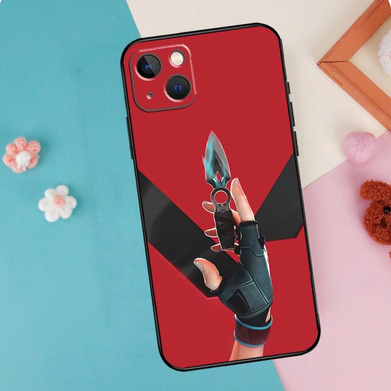 Valorant Game Phone Case For iPhone 16 15 13 12 11 14 Pro Max Plus Mini XR 16e Funda Silicone Back Cover