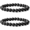 Handmade 8mm Beaded Bracelets For Men Protection Bracelet For Women Chakra Feng Shui Stretchy Handmade Lucky Money Stretchy Crystal Bracelets Best