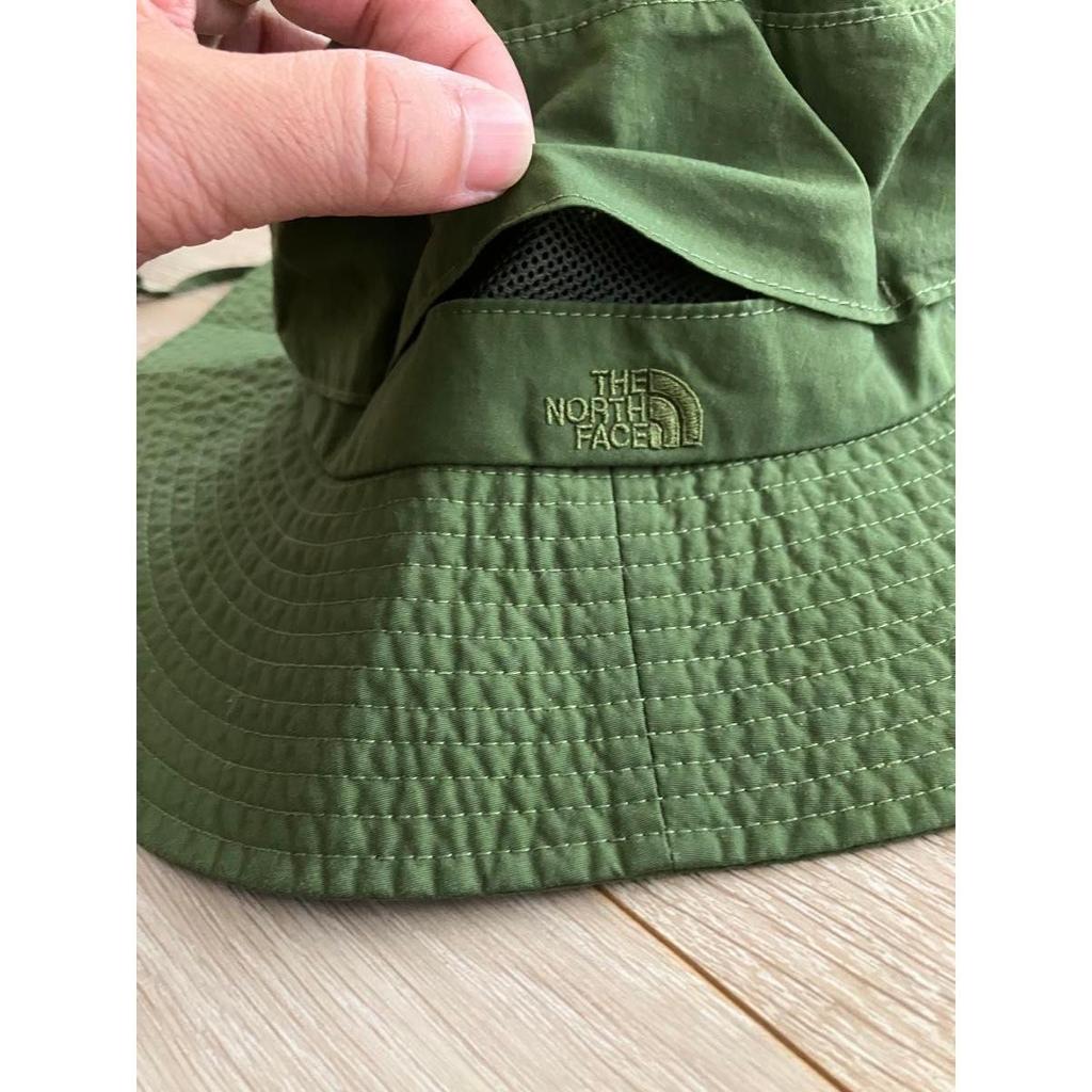 Used THE NORTH FACE North Face Safari Hat Khaki with chin strap NNW01620 M size